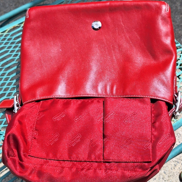 Vintage Like New! 2004 Red Wine color Coach. NºDO43-9570 - Picture 11 of 16